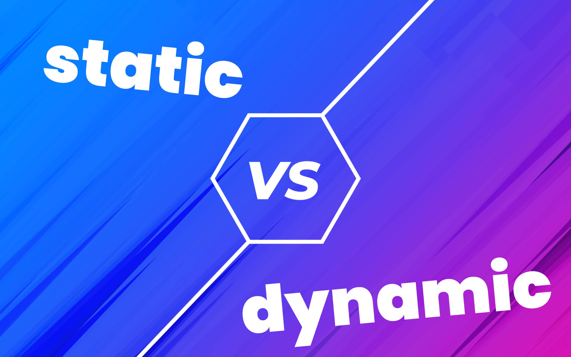 Static or Dynamic Websites. Which should you choose? - Fun Serious ...